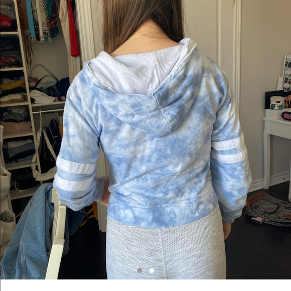 Miami Beach zip up tie-dye sweater - Picture 2 of 2